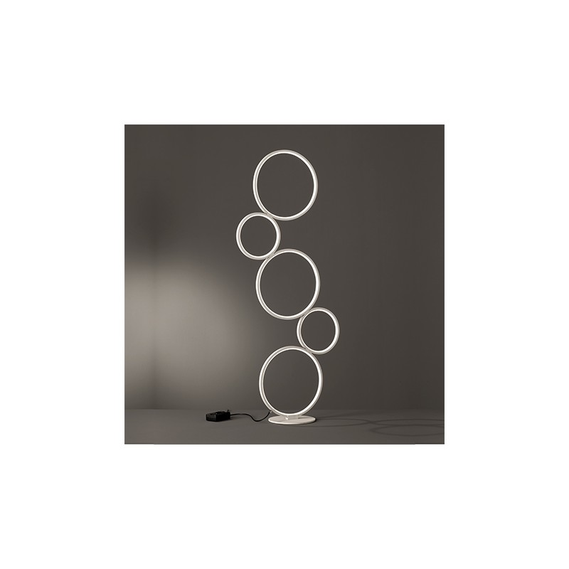 Lampadaire TRIO RONDO noir ou blanc