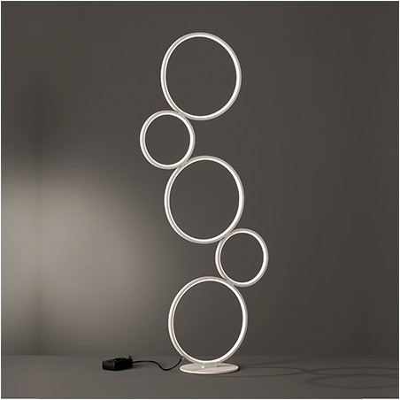Lampadaire TRIO RONDO noir ou blanc