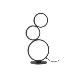 TRIO RONDO Lampe de table noire ou blanche