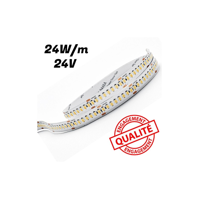 Ruban LED 24W 24V IP20 bandeau LED flexible JISO 90018