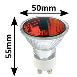 Ampoule Rouge SYLVANIA ES50 50W GU10 220V