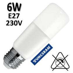 Ampoule LED tubulaire TUNGSRAM 6W E27 230V 93064050 93110184
