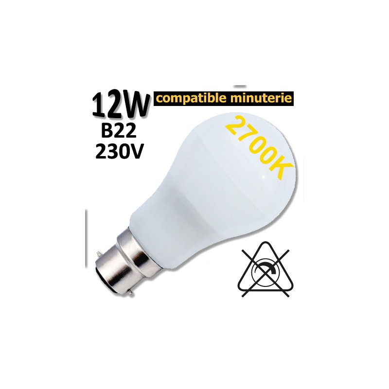 GIRARD SUDRON 160106 - Ampoule standard 12W 2700K B22 230V