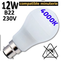 GIRARD SUDRON 160117 - Ampoule standard 12W 4000K B22 230V