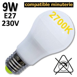 GIRARD SUDRON 160115 - Ampoule standard 9W 2700K E27 230V