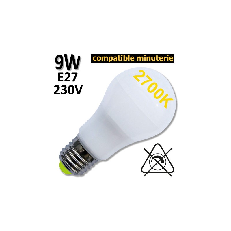 GIRARD SUDRON 160115 - Ampoule standard 9W 2700K E27 230V