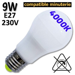 GIRARD SUDRON 160134 - Ampoule standard 9W 4000K B22 230V