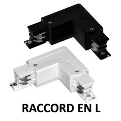 Raccord en L pour rail 3 allumages BENEITO 3365 4365 3617