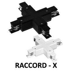 Raccord en X pour rail 3 allumages BENEITO 3367, 3616