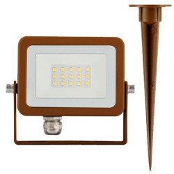 Projecteur LED 10W BENEITO Sky noir, gris, blanc, corten