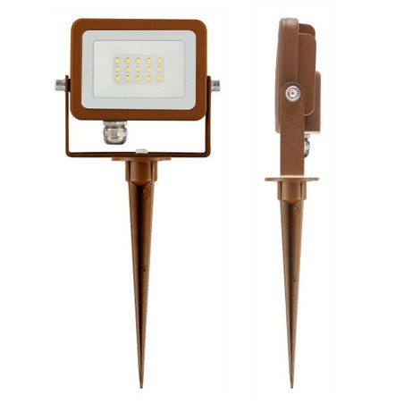 Projecteur LED 10W BENEITO Sky noir, gris, blanc, corten