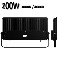 Projecteur LED 200W BENEITO POLARIS noir 4519 4520