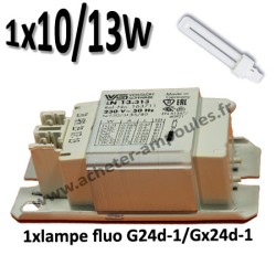 VOSSLOH LN 13.313 163711 - Ballast 1 fluocompacte 10W 13W G24d1