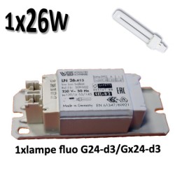 VOSSLOH LN 26.813 509502 - Ballast 1 fluocompacte 26W G24d3