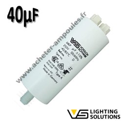 Condensateur 40Mf 250V - VOSSLOH 500321