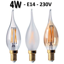 Ampoule LED flamme grand siècle 4W E14 - GIRARD SUDRON GS4