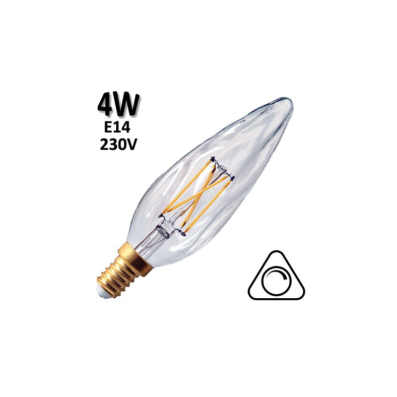 GIRARD SUDRON 713621 - Flamme torche claire LED 4W E14