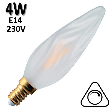 GIRARD SUDRON 713626 - Flamme torche dépolie LED 4W E14