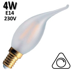 GIRARD SUDRON 713176 - Flamme coup de vent dépolie LED 4W E14