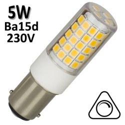 Ampoule LED Ba15s 5W BAILEY 142594 - Lampe LED tubulaire