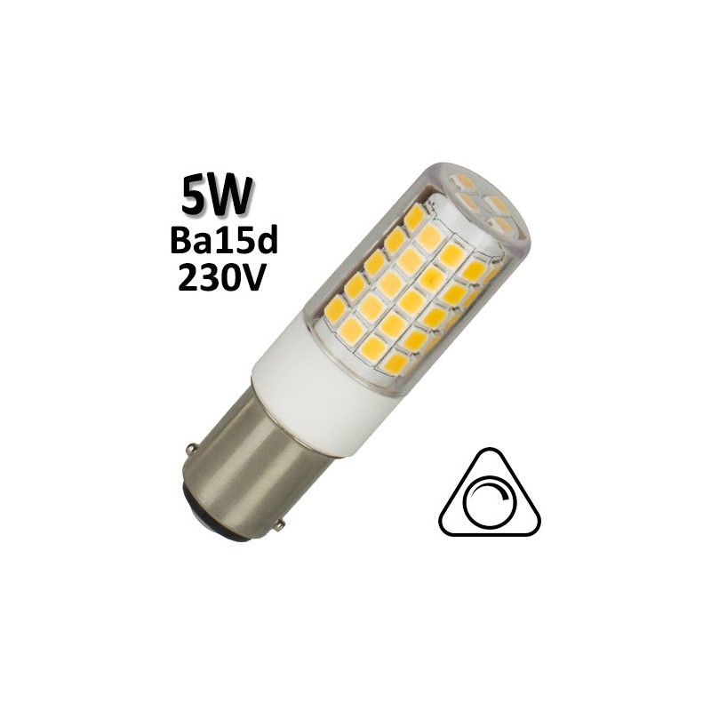 Ampoule LED Ba15s 5W BAILEY 142594 - Lampe LED tubulaire