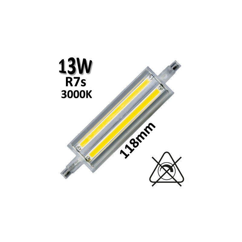 Tube LED R7S 13W - 3000K BENEITO 3904 - 4000K BENEITO 3905