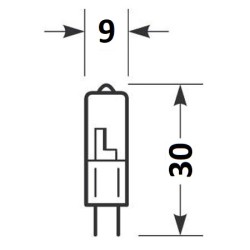 Ampoule 35W G4 12V - halogène DURALAMP 01948b