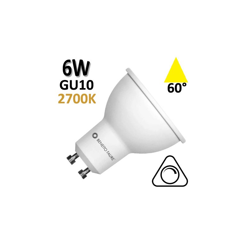Ampoule GU10 BENEITO Hook 6W - BENEITO 4023 4024 4025
