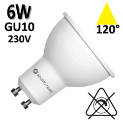 Ampoule UNIFORM LED GU10 6W 120° 230V Dimmable - BENEITO 4229