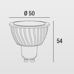 Ampoule LED GU10 7W 230V - Lampe LED ID TO LIGHT Braga