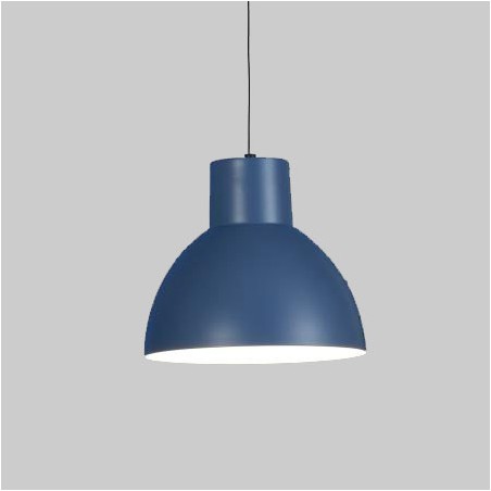Suspension bleue petit diamètre - éclairage ilot cuisine