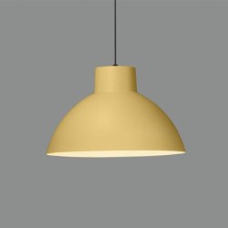 Luminaire suspendu jaune sable - Suspension 38cm