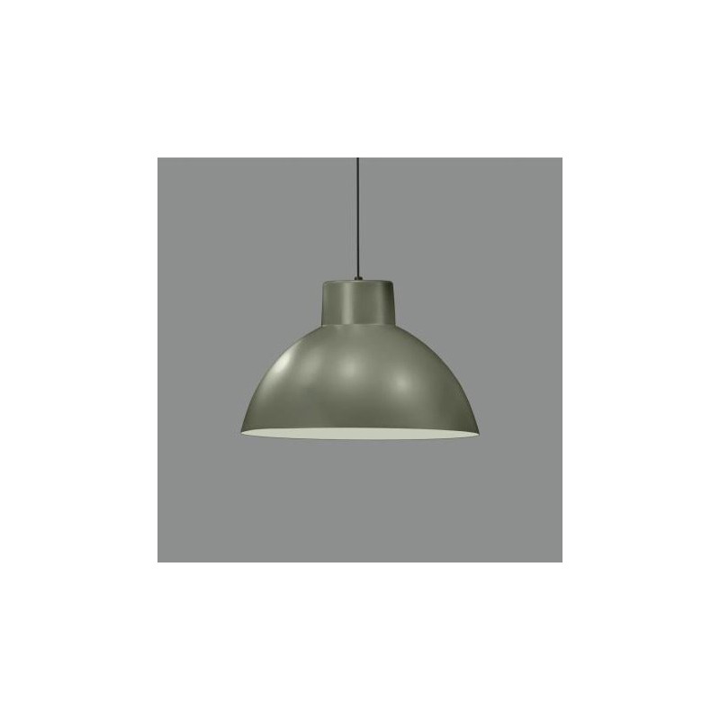 Luminaire suspendu gris signalisation - Suspension 38cm