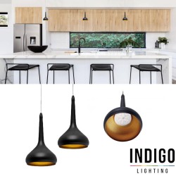 INDIGO Noose TP1058WW18 - Luminaire suspendu noir