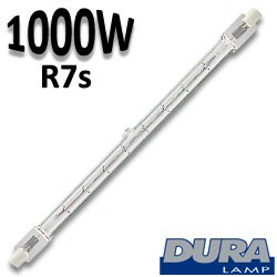 Ampoule 1000W R7s 230 - Tube DURALAMP R7s 1000W