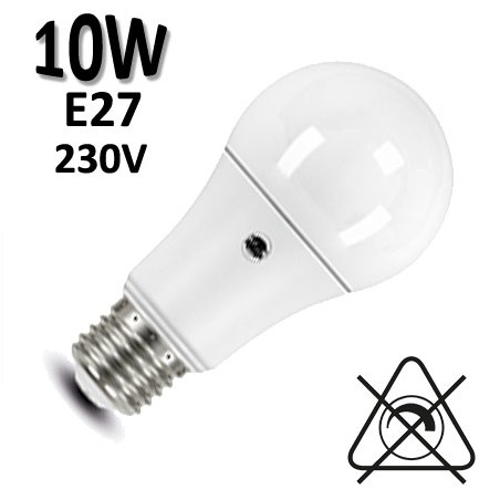 Ampoule LED avec détecteur crépusculaire - DURALAMP A6075-SR