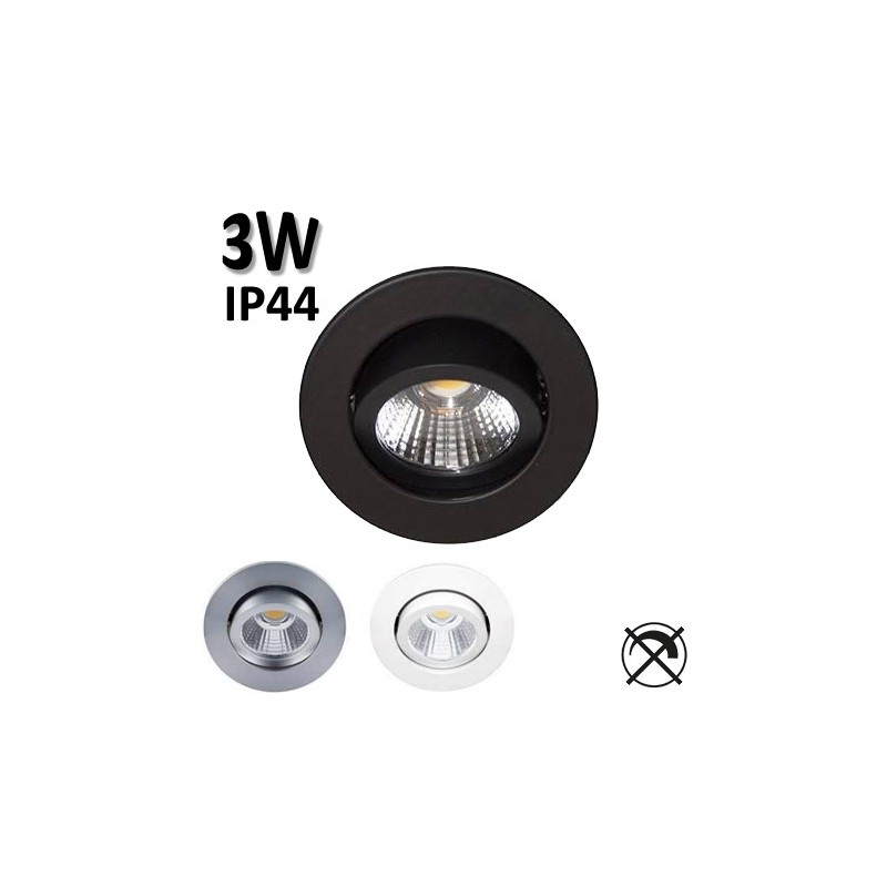 INDIGO TIPI RX - Spot LED encastré orientable 3W Ø64mm