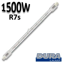 Ampoule 1500W R7s 230 - Tube DURALAMP R7s 1500W