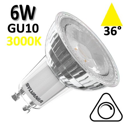 SYLVANIA RefLED GU10 6W - SYLVANIA 0029141 0029142