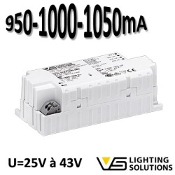 Alimentation dalle LED - Vossloh 186849  950mA 1000mA 1050