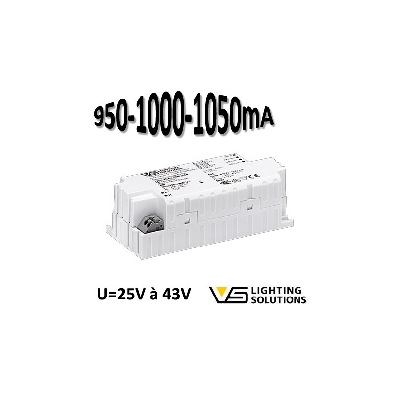Alimentation dalle LED - Vossloh 186849  950mA 1000mA 1050