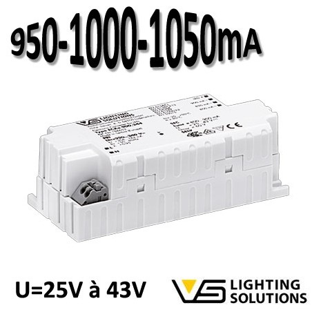 Alimentation dalle LED - Vossloh 186849  950mA 1000mA 1050
