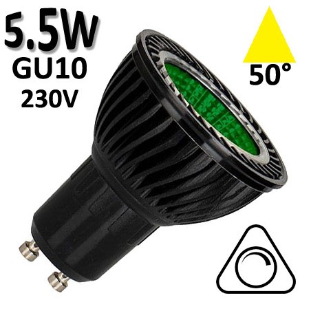 Ampoule LED verte GU10 dimmable - Ampoule 5,5W Bailey 143308