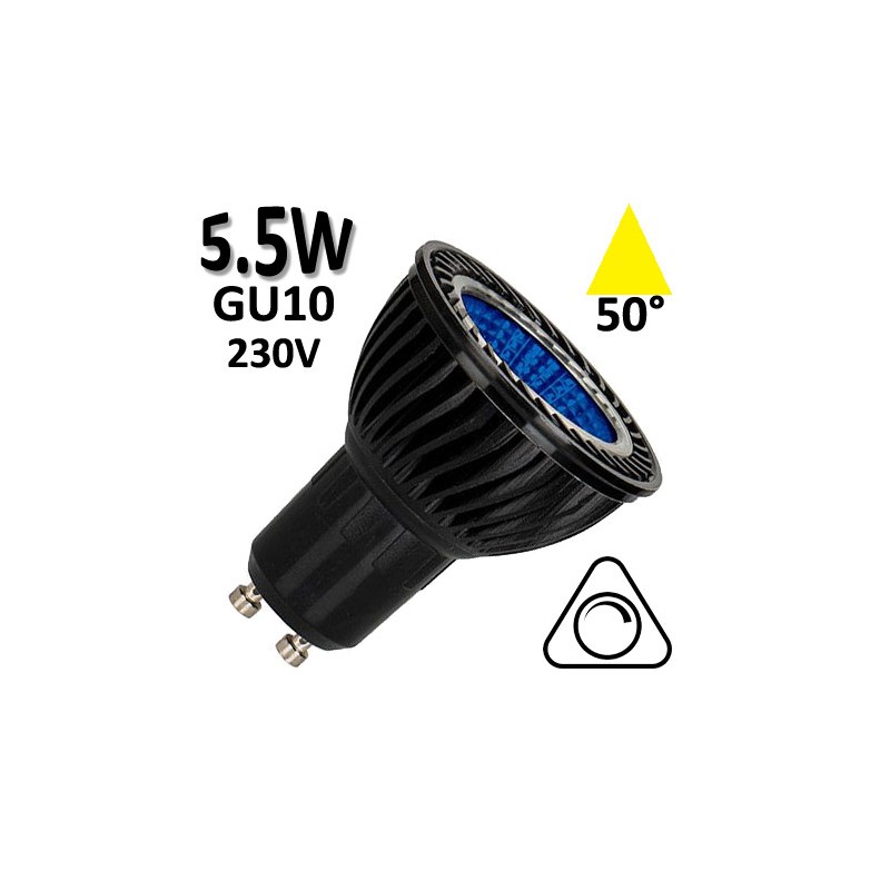 Ampoule LED bleue GU10 dimmable - Ampoule 5,5W Bailey 143309