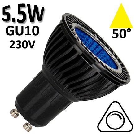 Ampoule LED bleue GU10 dimmable - Ampoule 5,5W Bailey 143309