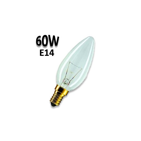 Ampoule flamme 60W E14 220V - Lampe avec filament