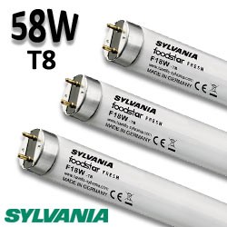 Tube fluo 58W boucherie, tube éclairage viande 58W