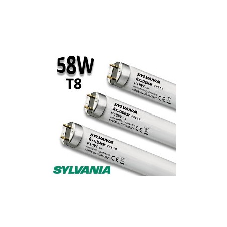Tube fluo 58W boucherie, tube éclairage viande 58W
