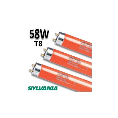 Tube fluo rouge 58W 1,50m - Tube néon rouge