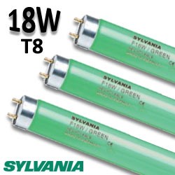 Tube fluo vert 18W 0,60m - Tube néon vert